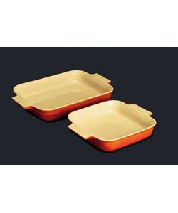 26cm and 23cm Bakeware - Orange