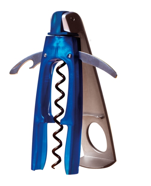 Blue 3 In 1 Corkscrew