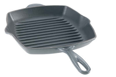 Cast Iron 26cm Square Grillit - Satin