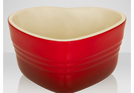 Heart Ramekin, Cerise