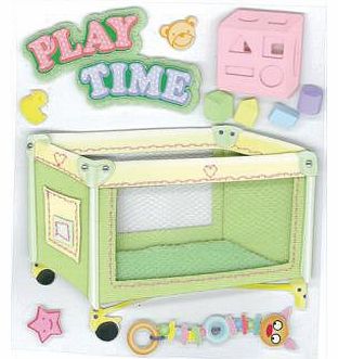 Leadoff Jolees Boutique Dimensional Stickers-Playpen 