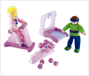 Rosebud House Gym Set