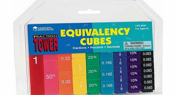 Fraction Tower Equivalency Cubes