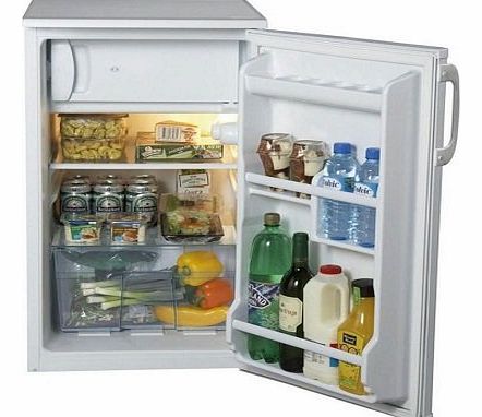 R50263W White 77L Undercounter Fridge with 13L Ice Box 835mm x 499mm x 520mm (444441992)