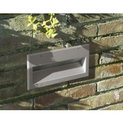 Micenas Grey Recessed Outdoor Wall Light