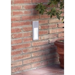 Micenas Rectangular Recessed Outdoor Wall Light