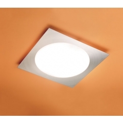 Ska Satin Nickel Ceiling Light Large