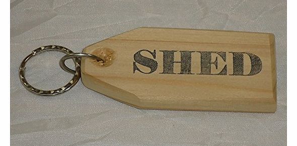 LEEWAY WOODWORK SHED - WOODEN KEYRING (SMALL) - HANDMADE CEDAR