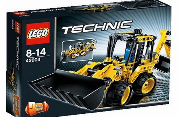 Technics - Mini Backhoe Loader - 42004 42004 (Make any job easier with the iconic Mini Backhoe Loader! This 2-in-1 LEGO Technic model features loads of realistic details, like raising/lowering f