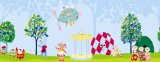 Decofun, In the Night Garden Border, Self Adhesive