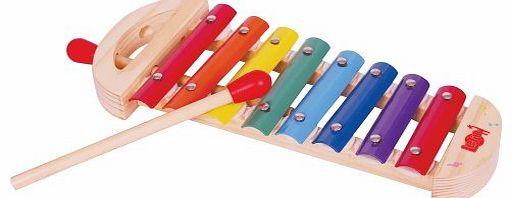 WOODEN WOOD CHILDRENS KIDS METAL COLOURED XYLOPHONE GLOCKENSPIEL BLOCK KEYS MUSICAL INSTRUMENT