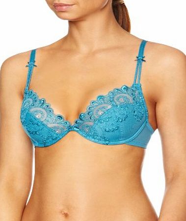 Lepel Erin Half Pad Plunge Womens Bra Turquoise 32C