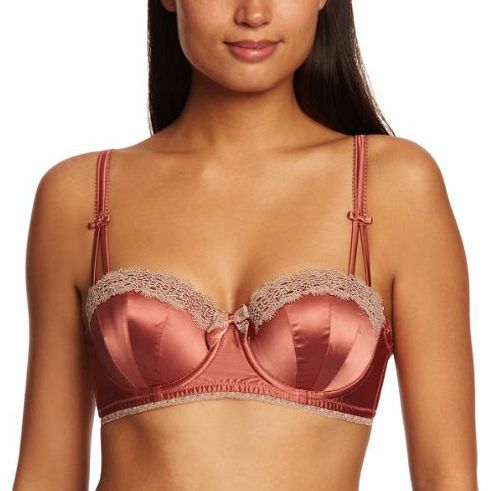 Victoria Balcony Womens Bra Copper Vintage Cream 34D