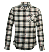 Black and Cream Check Shirt