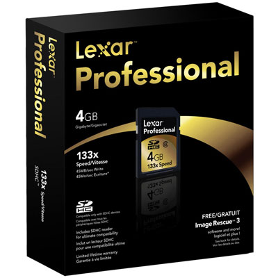 4GB 133X Professional Secure Digital HC