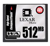 Lexar 512MB 40X