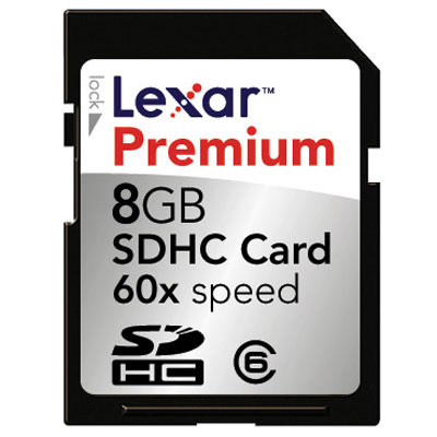 8GB 60X Premium Secure Digital HC Card