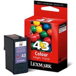 Inkjet Print Cartridge No.43 Colour