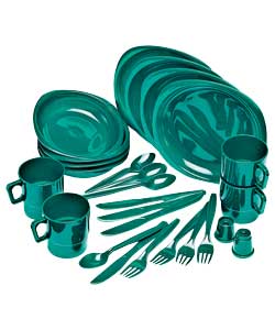 26 Piece Plastic Camping Dining Set