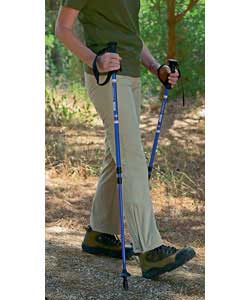 Deluxe Anti-shock Walking Poles - 1 Pair