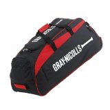 Gray Nicolls Atomic Wheelie Bag (Black/Silver)