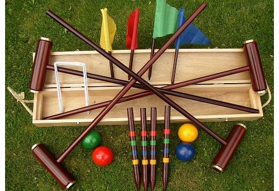 Royal York Boxed Croquet Set/ Premier Quality/ New