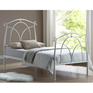 , Omega 5FT Kingsize Metal Bedstead -