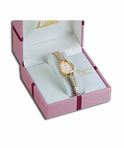 Ladies 2-Tone Expander Watch