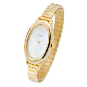 Ladies Gold Plated Expander Watch