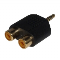 3.5mm Stereo Jack to 2x RCA/ Phono Female