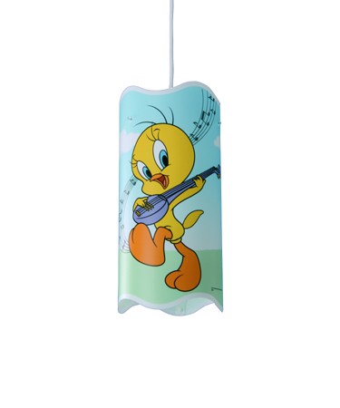 Tweety pie guitar ceiling light