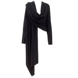 Line Knitwear Classic Wrap in Black