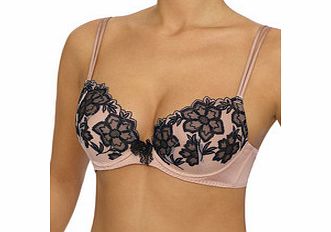 Naomi blush embroidered gel bra