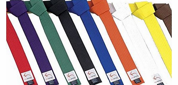 Martial arts belts karate/judo/taekwondo/brazilian jiu jitsu (Yellow, 320cm)