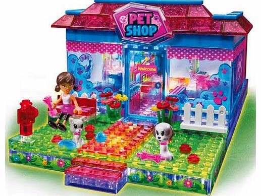 Girls Lite Brix LiteUp Pet Shop