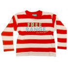 Little Green Radicals Free Range Kids Longsleeved Tee (Red and White