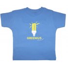 Little Green Radicals Greenius Baby Short Sleeved Tee (Shark Blue)