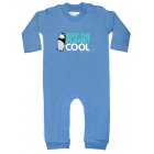 Little Green Radicals Keep The Planet Cool Playsuit (Shark Blue)