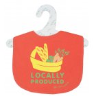 Little Green Radicals Locally Produced Bib - Robin Red