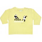 Little Green Radicals Pandamonium Baby Longsleeved Tee (Lion Cub Yellow)