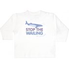 Little Green Radicals Stop The Wailing Baby Longsleeved Tee (Kitten