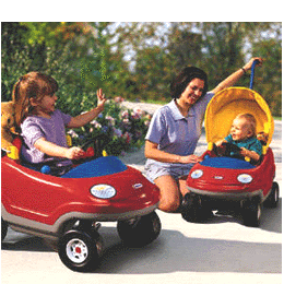 Little Tikes Deluxe Cozy Convertible Car