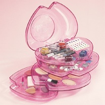 double heart cosmetic set
