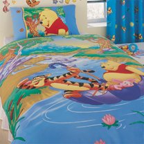 winnie the pooh duvet set curtains stickers or fleece throw