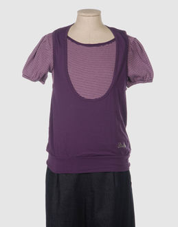 TOP WEAR Short sleeve t-shirts GIRLS on YOOX.COM