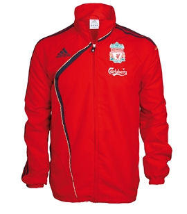 Adidas 09-10 Liverpool Red Presentation Jacket - Kids