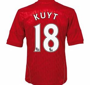 Adidas 2010-11 Liverpool Home Shirt (Kuyt 18) - Kids