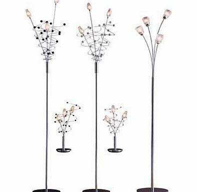 Living Belize Beaded Floor Lamp - Black