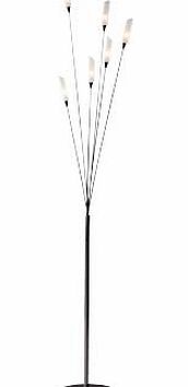 Hyatt 6 Light Floor Lamp - Black Chrome