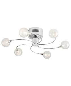 Living Orb 6 Light Ceiling Light